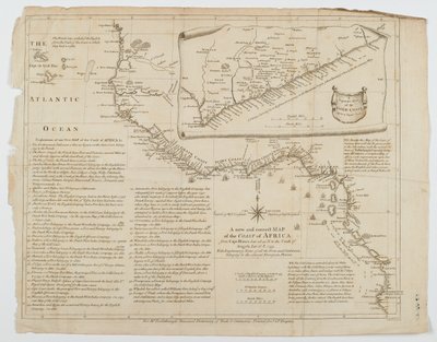 Map of the Coast of Africa, 1753 by Richard William Seale